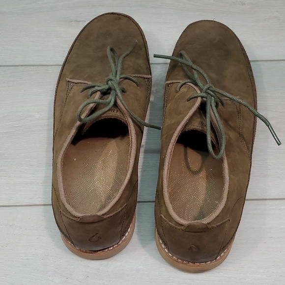 Olukai Mens Honolulu Lace Leather Chukka Mid Oxford boots shoes sz 9 main image 4